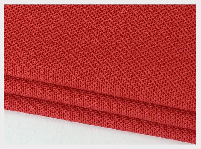 絲光棉雙珠地 精梳棉網(wǎng)眼布 210g透氣滌綸絲奶茶店工作服t恤面料